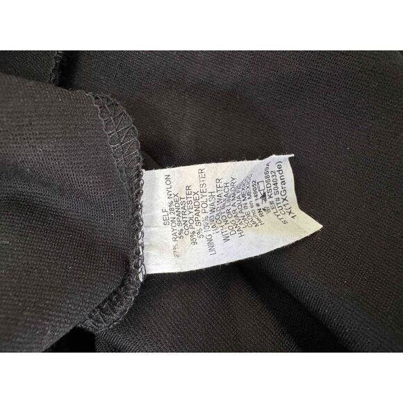 NWT Fashion Nova Midnight Charm Black See Through Waist Detail Dress Size 1X - Picture 5 of 6